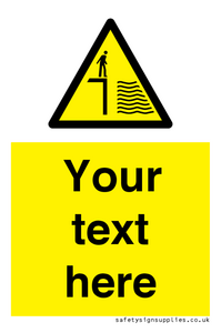 Custom Deep Water Sign